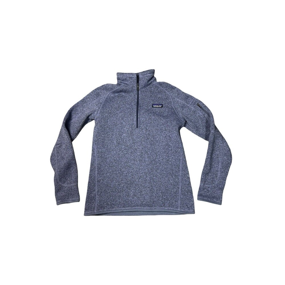 Patagonia Women’s Better Sweater 1/4 Zip Fleece Pullover Sz. M Light Purple
